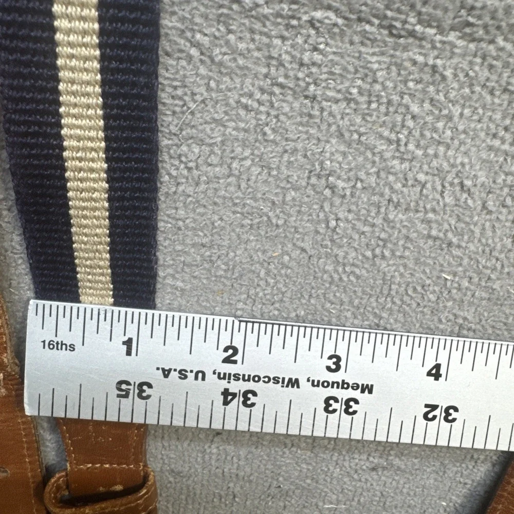 Coach Women's Leather Linen Belts Lot of 3 Tan Navy Cream Size‎ 40 Large L